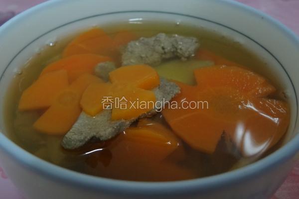 胡萝卜猪肝汤