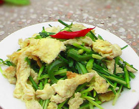 韭菜炒鸡蛋[图]