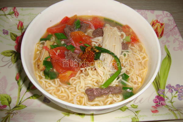 蔬菜牛肉面