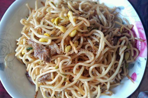 豆芽炒面