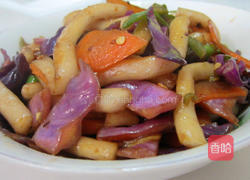 素菜炒粉的做法图解8