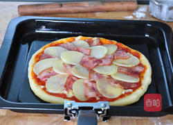 土豆培根披萨的做法图解25