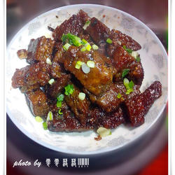 红烧蘑菇酥肉的做法[图]
