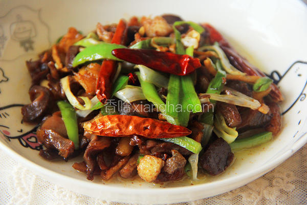 爆炒鸡杂