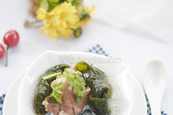 海带结大骨汤