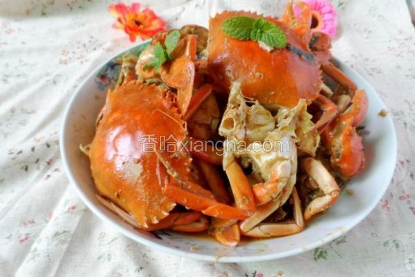 姜葱炒肉蟹