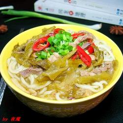 酸菜肉丝面的做法[图]