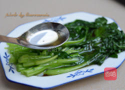 葱油菜心的做法图解9