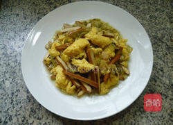 雪菜香干炒鸡蛋的做法图解11