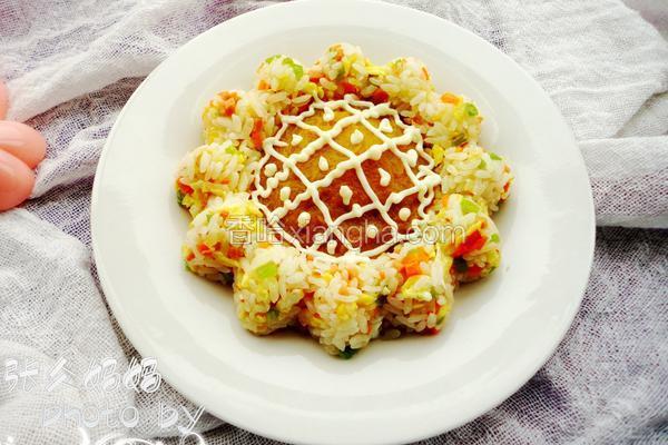 花朵蛋炒饭