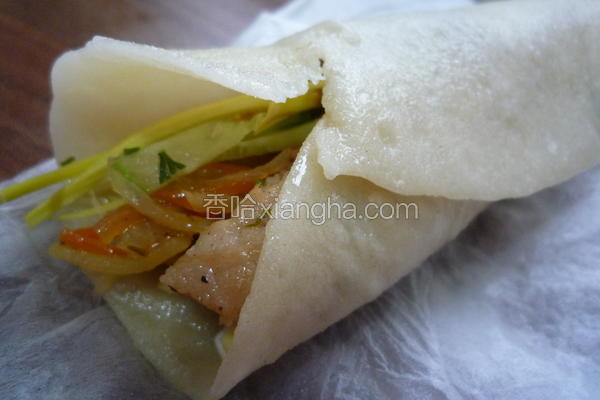 十分钟春饼蒸出来