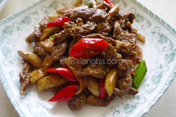 蚝油杏鲍菇肉丝