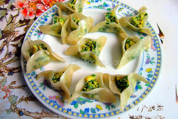 韭菜鸡蛋三角饺
