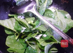 香干炒木耳菜的做法图解7