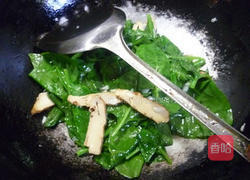 香干炒木耳菜的做法图解11