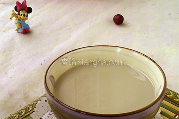 绿豆莲子豆浆