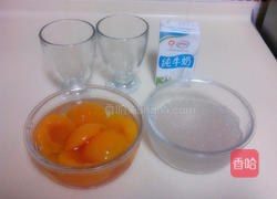 黄桃西米露的做法图解1