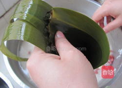 红豆蜜枣粽的做法图解3