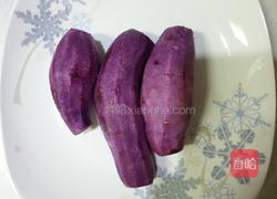 紫薯凉糕的做法图解2