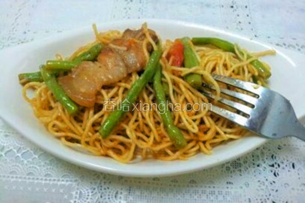 豆角蒸面