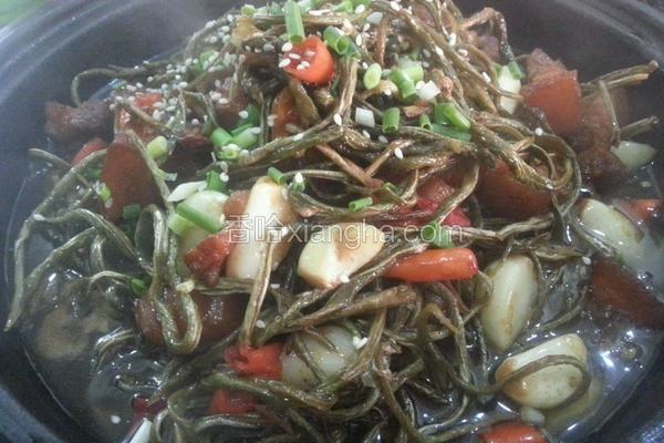 野豆角烧肉