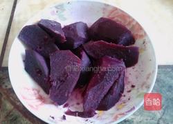 小小花紫薯松糕的做法图解1