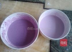 小小花紫薯松糕的做法图解2