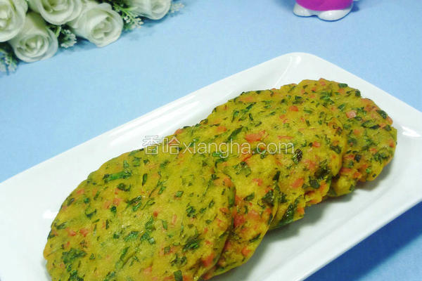 芹叶火腿肠玉米饼