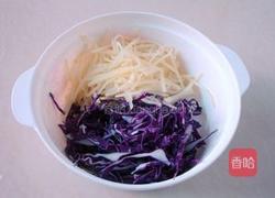 紫包菜拌土豆丝的做法图解7