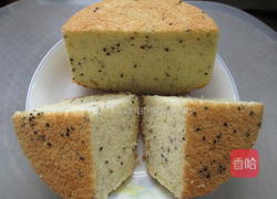 芝麻戚风蛋糕的做法图解19