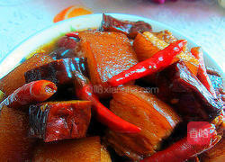 卤香干烧红烧肉的做法图解10