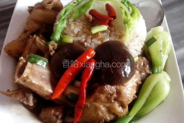 排骨鸡翅盖烧饭