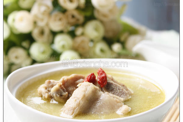 蚕豆炖排骨