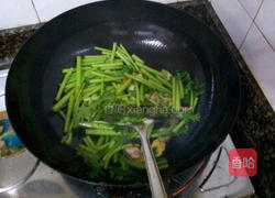 清炒皇帝菜的做法图解4