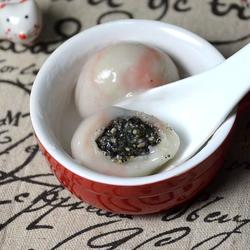 杏仁芝麻汤圆的做法[图]
