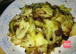 炝炒手撕包菜腊肠的做法图解5