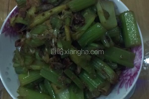芹菜炒鸭肉
