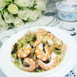 虾肉炒白菜咸齑的做法[图]