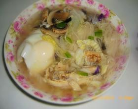 大白菜鸡汤面[图]