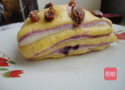 多层彩色发糕的做法图解7