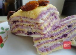 多层彩色发糕的做法图解8