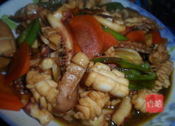 红烧鱿鱼的做法图解10