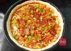 泡菜五花肉披萨的做法图解9