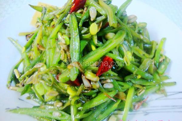 快手炒豆角