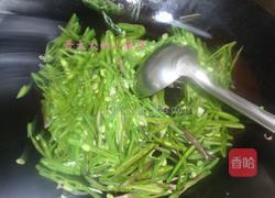 快手炒豆角的做法图解4