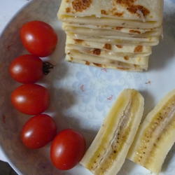 奶香蕉饼的做法[图]