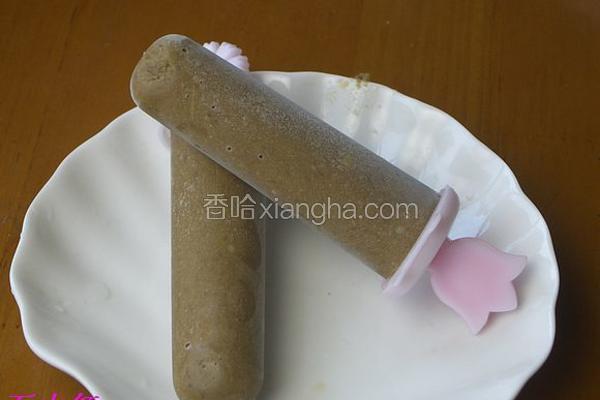 红糖绿豆沙冰棍