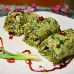酱香艾草荠菜煎饼的做法[图]