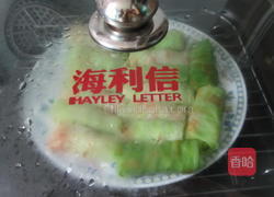 蚝油翡脆包菜卷的做法图解9