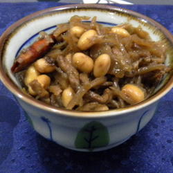 黄豆炒水芥丝的做法[图]